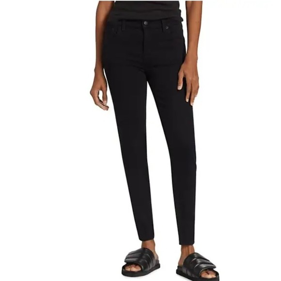 pistola Denim - Pistola Black Mid-Rise 10" Skinny Jeans Size 28 Style P6632BEM-MID Revolve